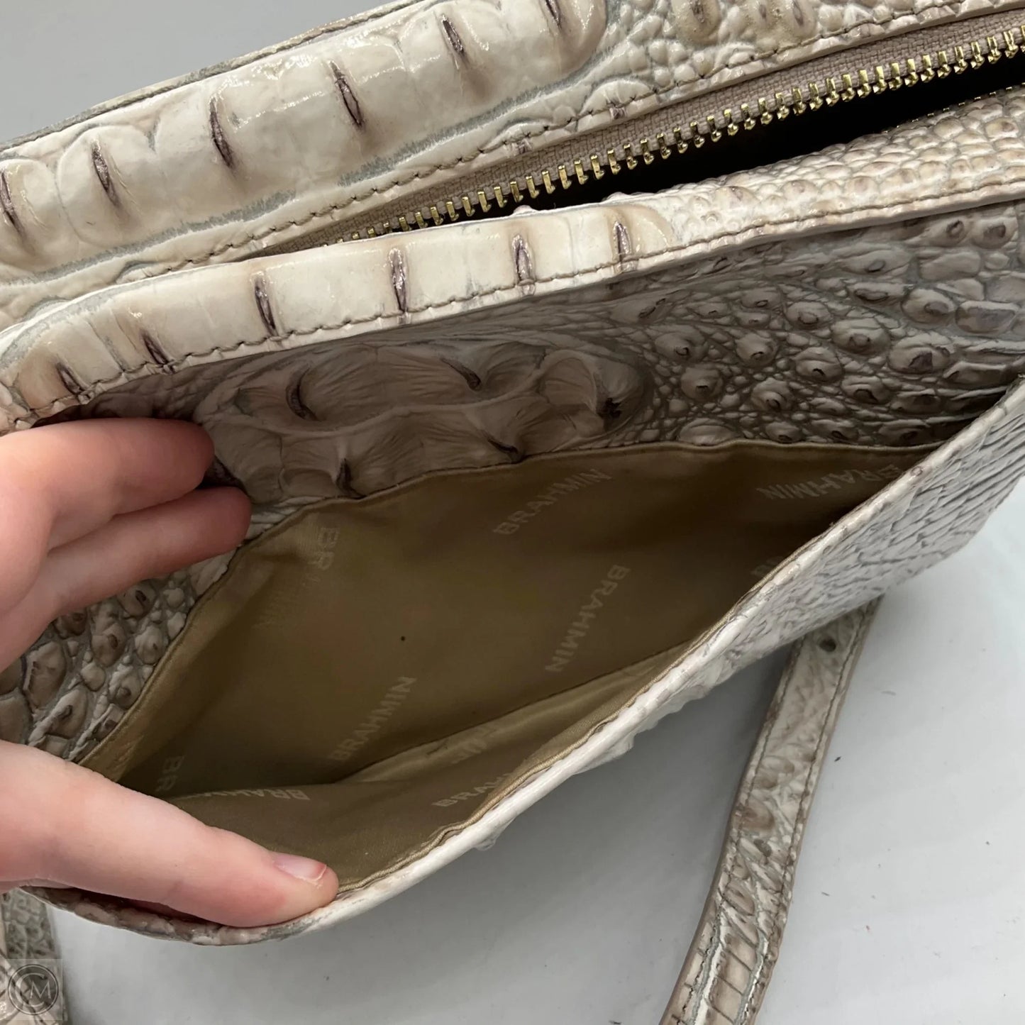 Crossbody Designer By Brahmin, Size: Medium