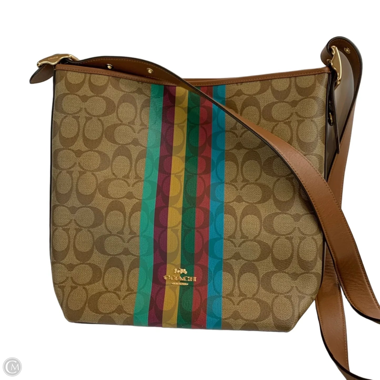Crossbody Designer By Coach, Size: Medium