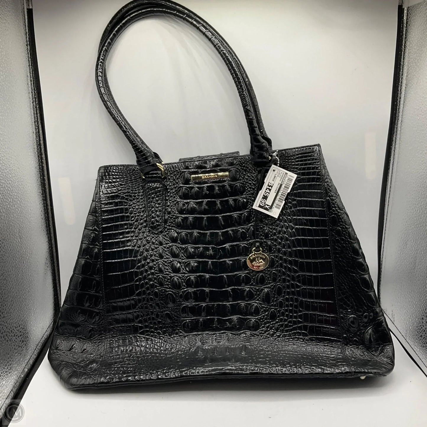 Handbag Designer By Brahmin, Size: Large