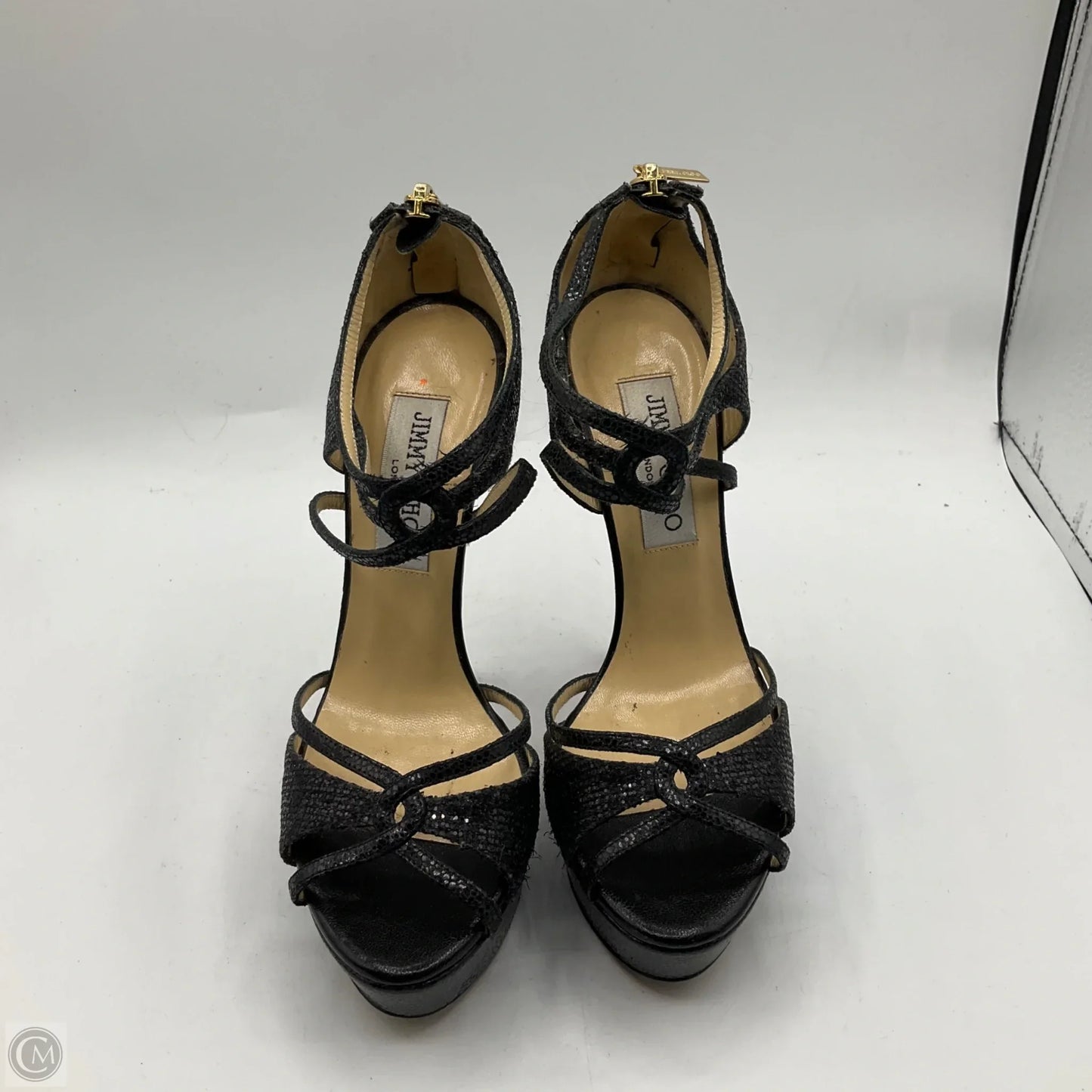 Shoes Luxury Designer By Jimmy Choo In Black, Size: 6