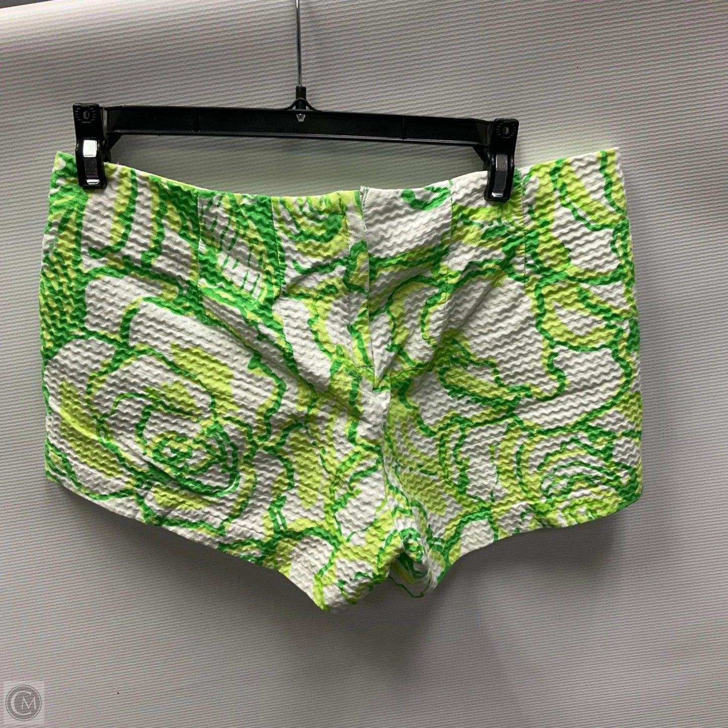 Shorts Designer By Lilly Pulitzer In Green & White, Size: 2