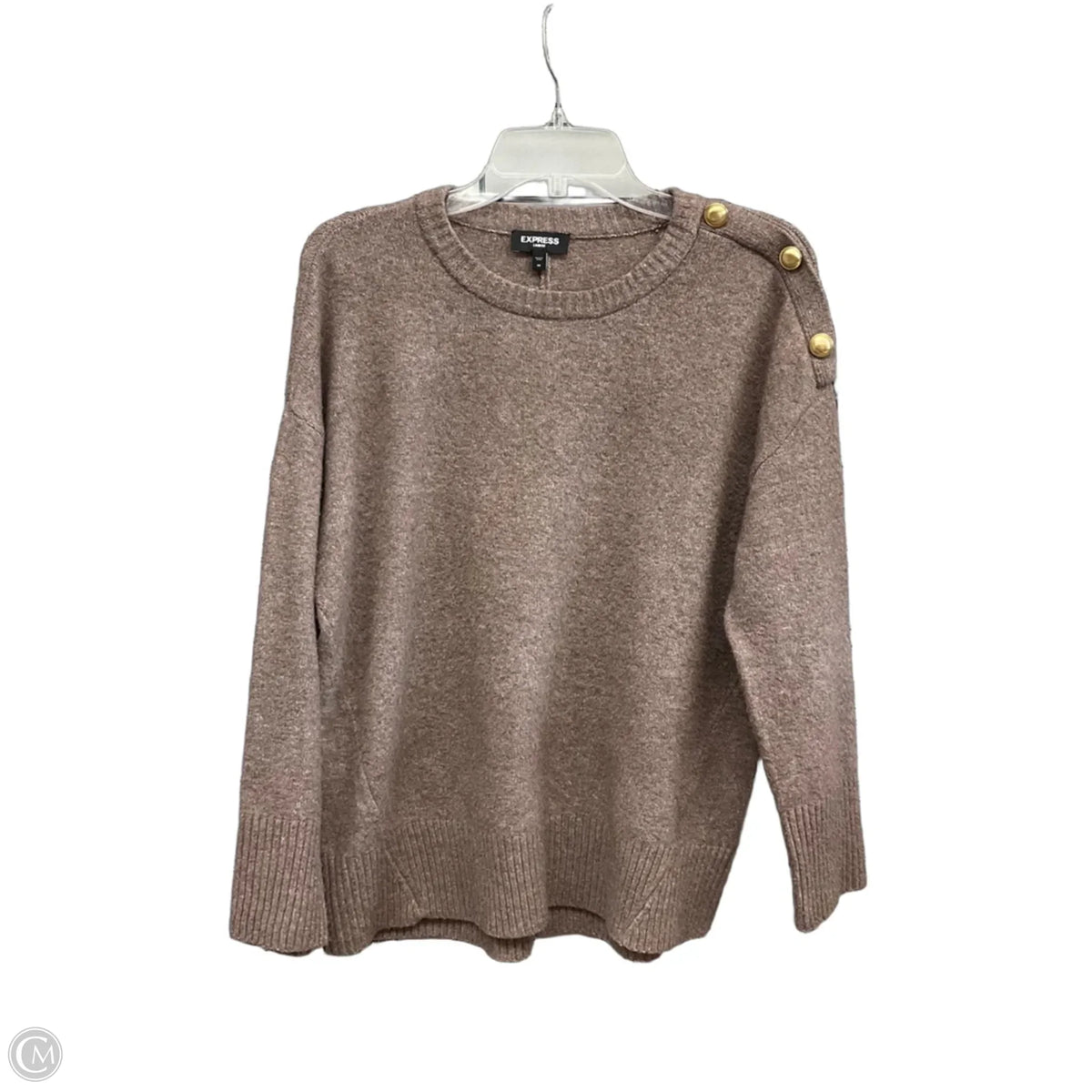 Sweater By Express In Brown, Size: Xs