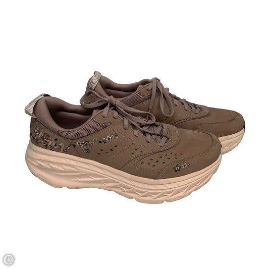 Shoes Athletic By Hoka In Mauve, Size: 10.5