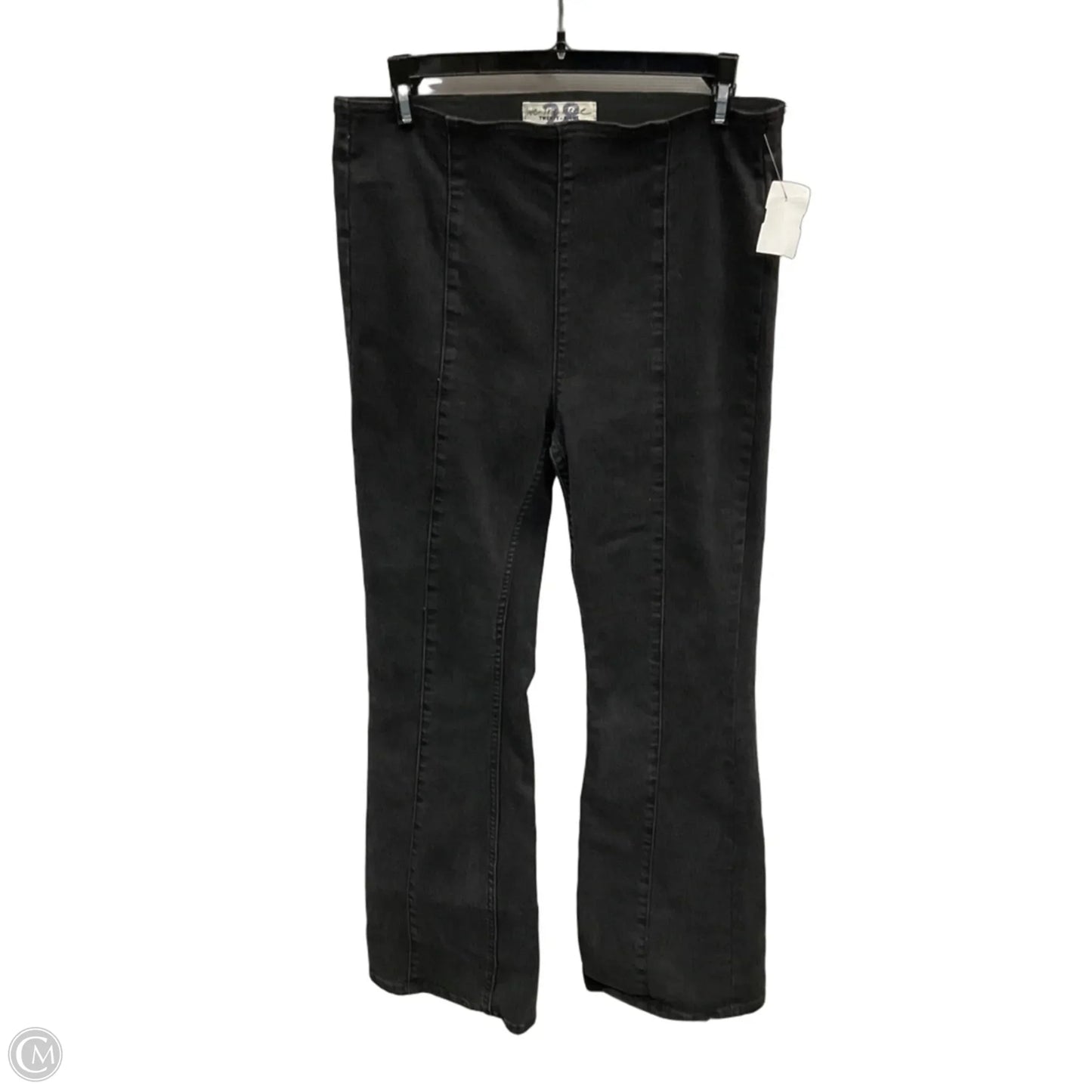 Jeans Flared By Free People In Black, Size: M