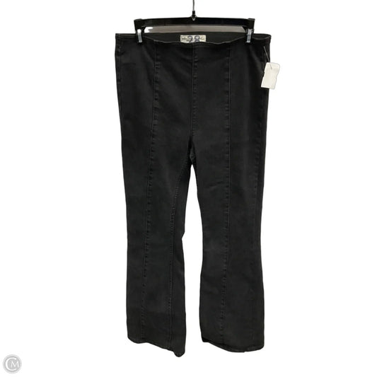 Jeans Flared By Free People In Black, Size: M