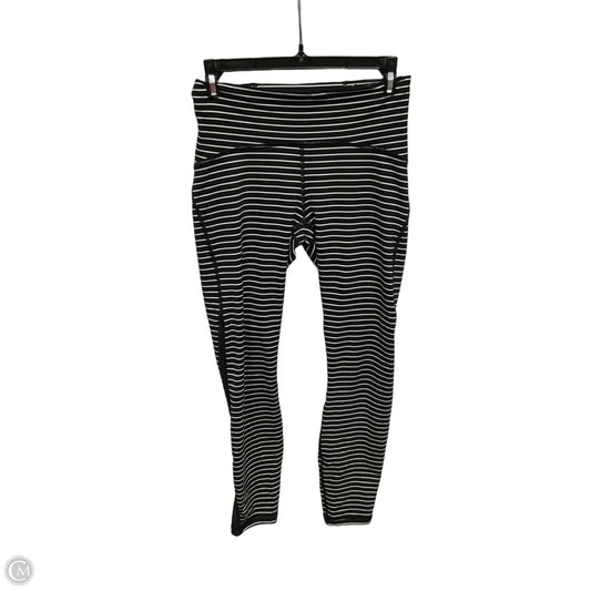 Athletic Leggings By Lululemon In Striped Pattern, Size: 6