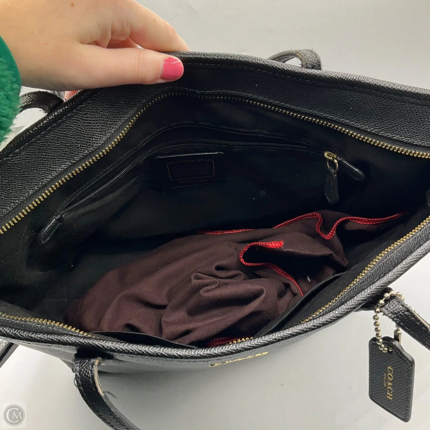 Handbag Designer By Coach, Size: Large