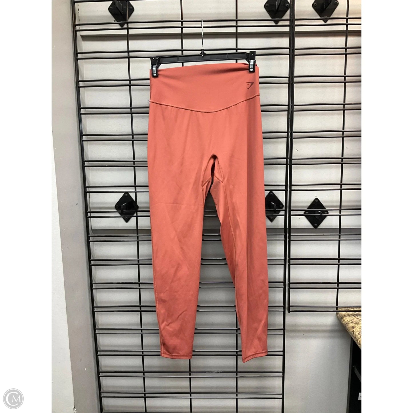 Athletic Leggings By Gym Shark In Orange, Size: M