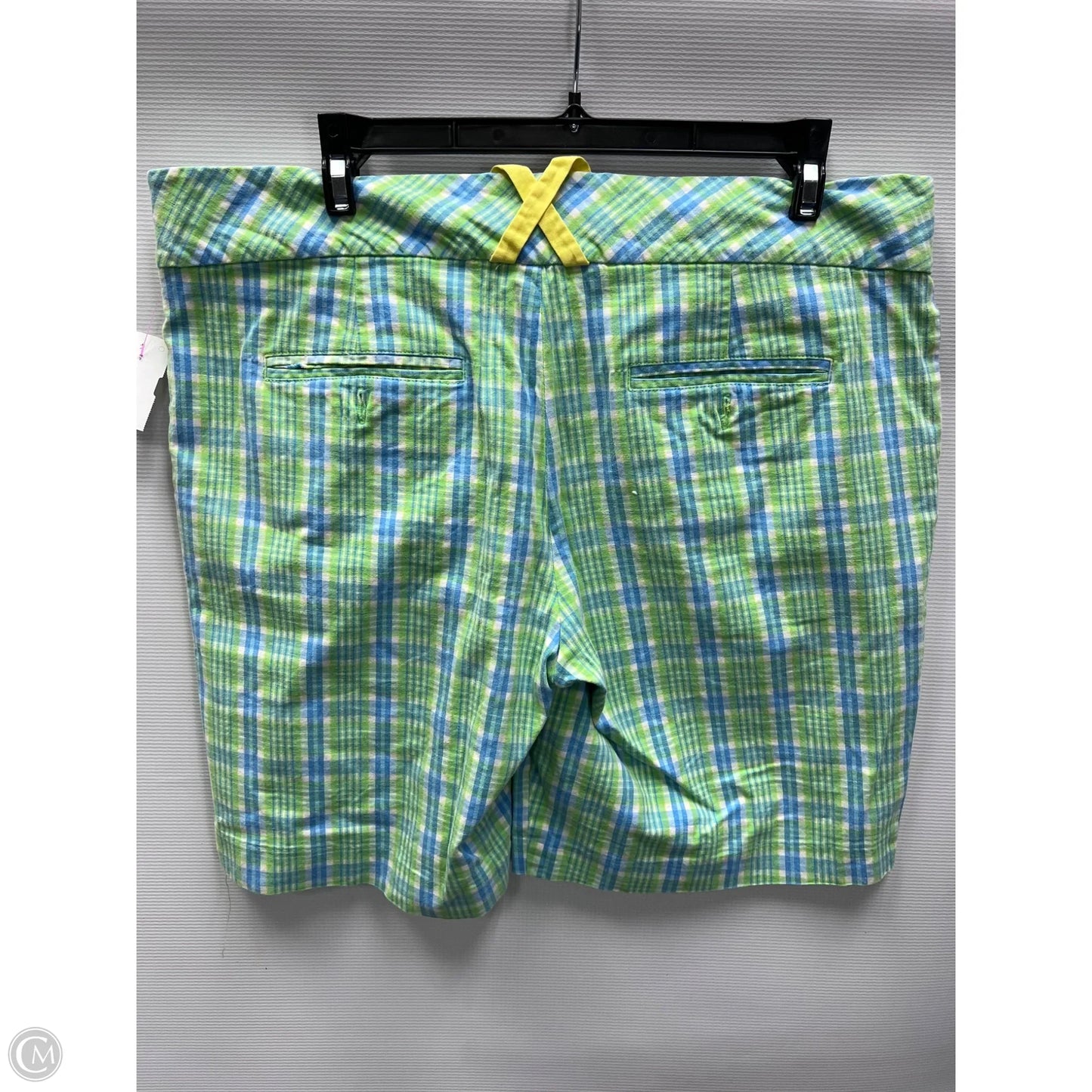 Shorts Designer By Lilly Pulitzer In Plaid Pattern, Size: 12