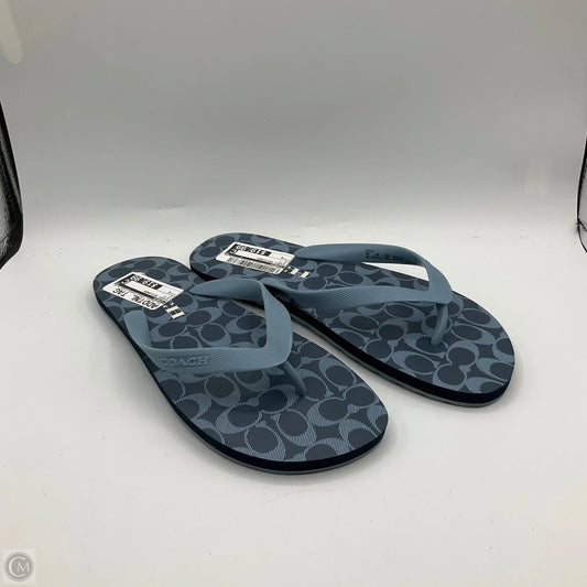 Shoes Designer By Coach In Blue, Size: 9