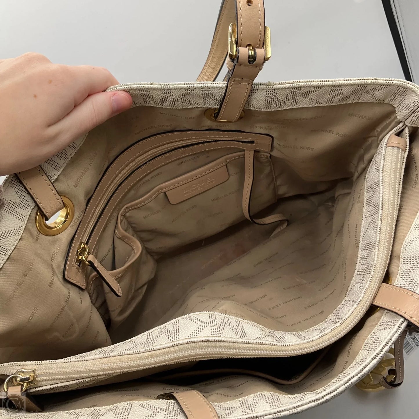 Handbag Designer By Michael Kors, Size: Large