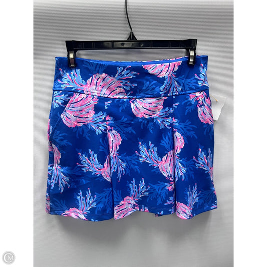 Skirt Designer By Lilly Pulitzer In Blue & Pink, Size: Xxs