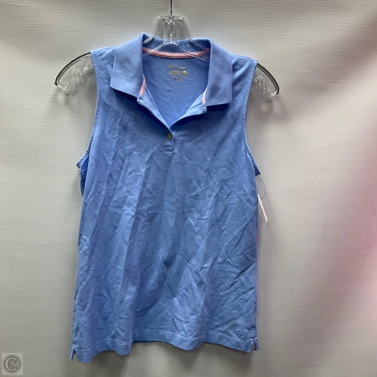 Top Sleeveless Designer By Lilly Pulitzer In Blue, Size: S