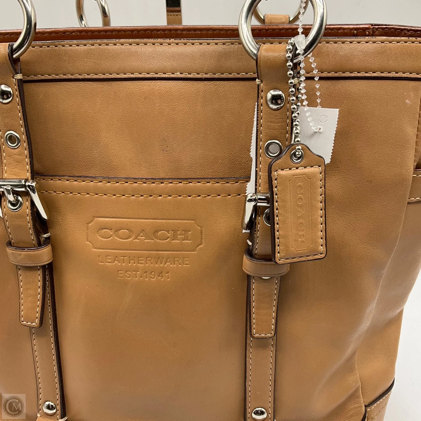 Handbag Designer By Coach, Size: Large