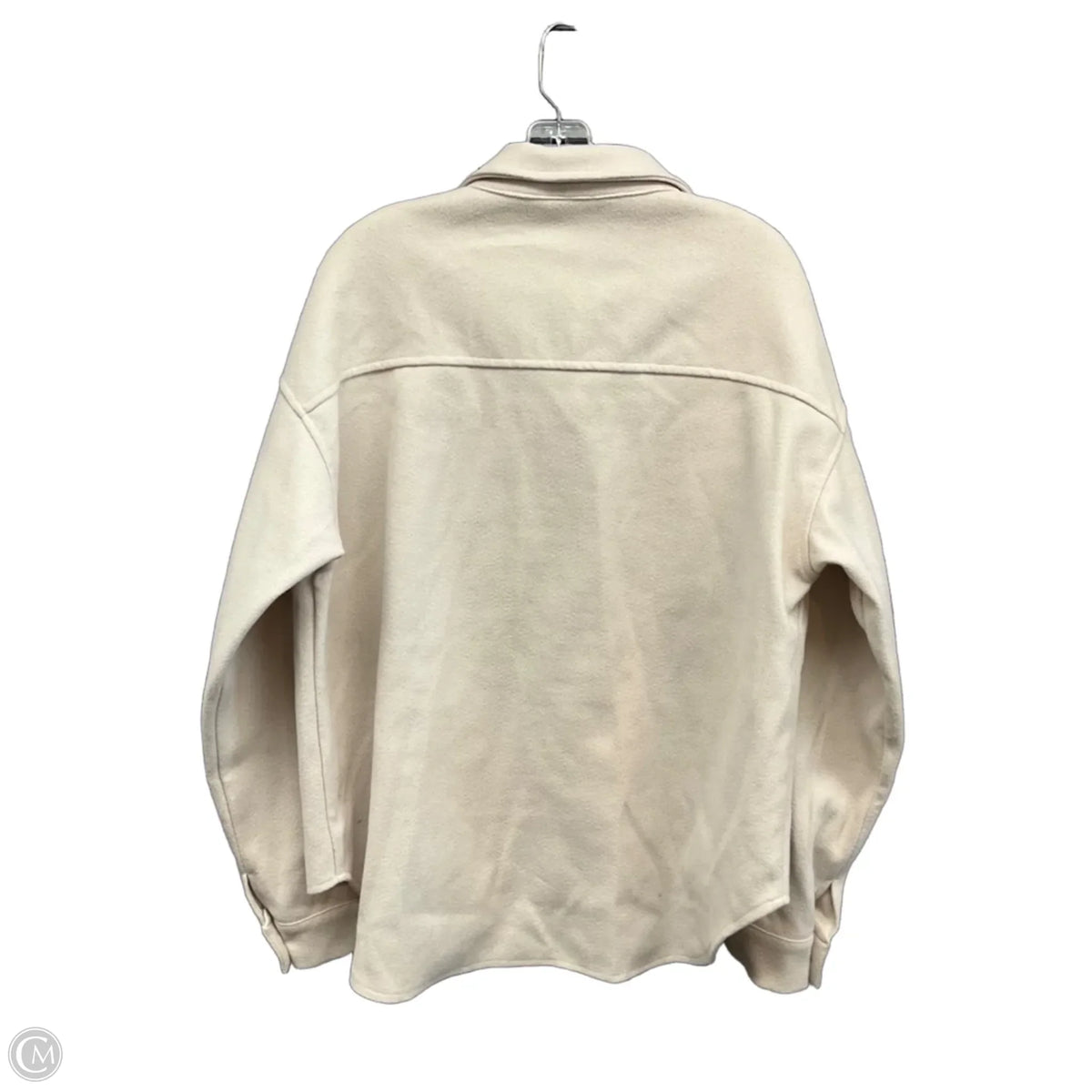 Jacket Shirt By Shein In Tan, Size: L