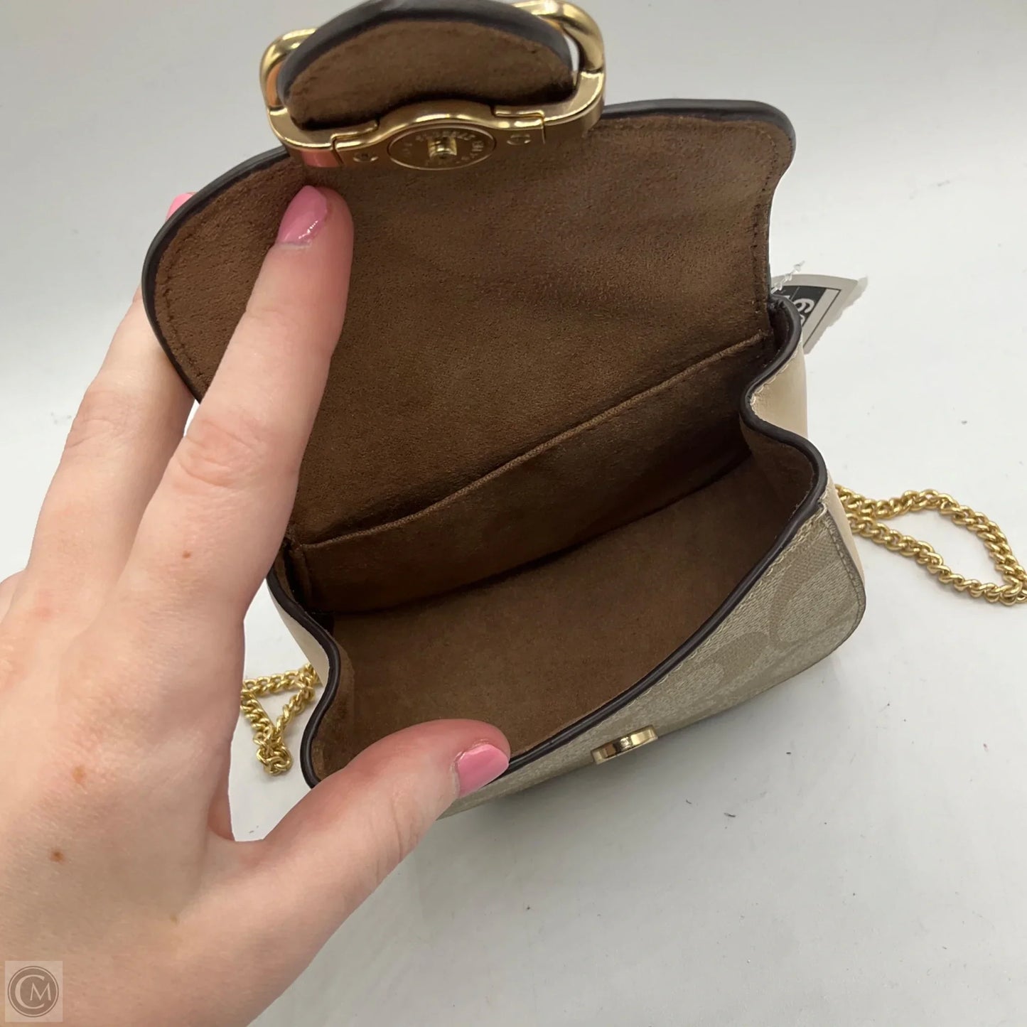 Crossbody Designer By Coach, Size: Small