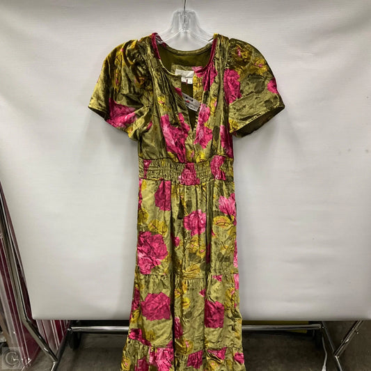 Dress Casual Maxi By Anthropologie In Green, Size: Xxs