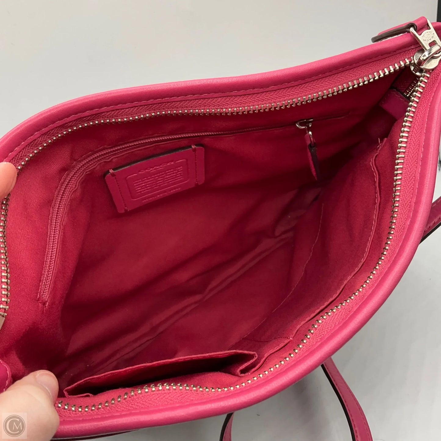 Crossbody Designer By Coach, Size: Medium