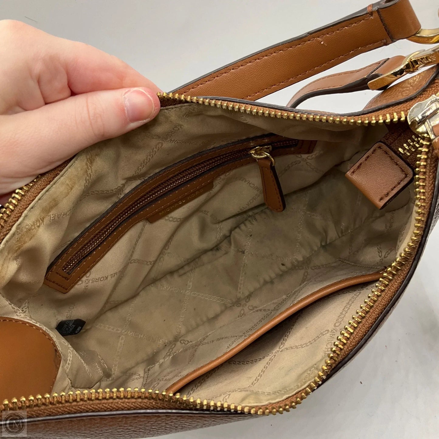 Crossbody Designer By Michael Kors, Size: Medium