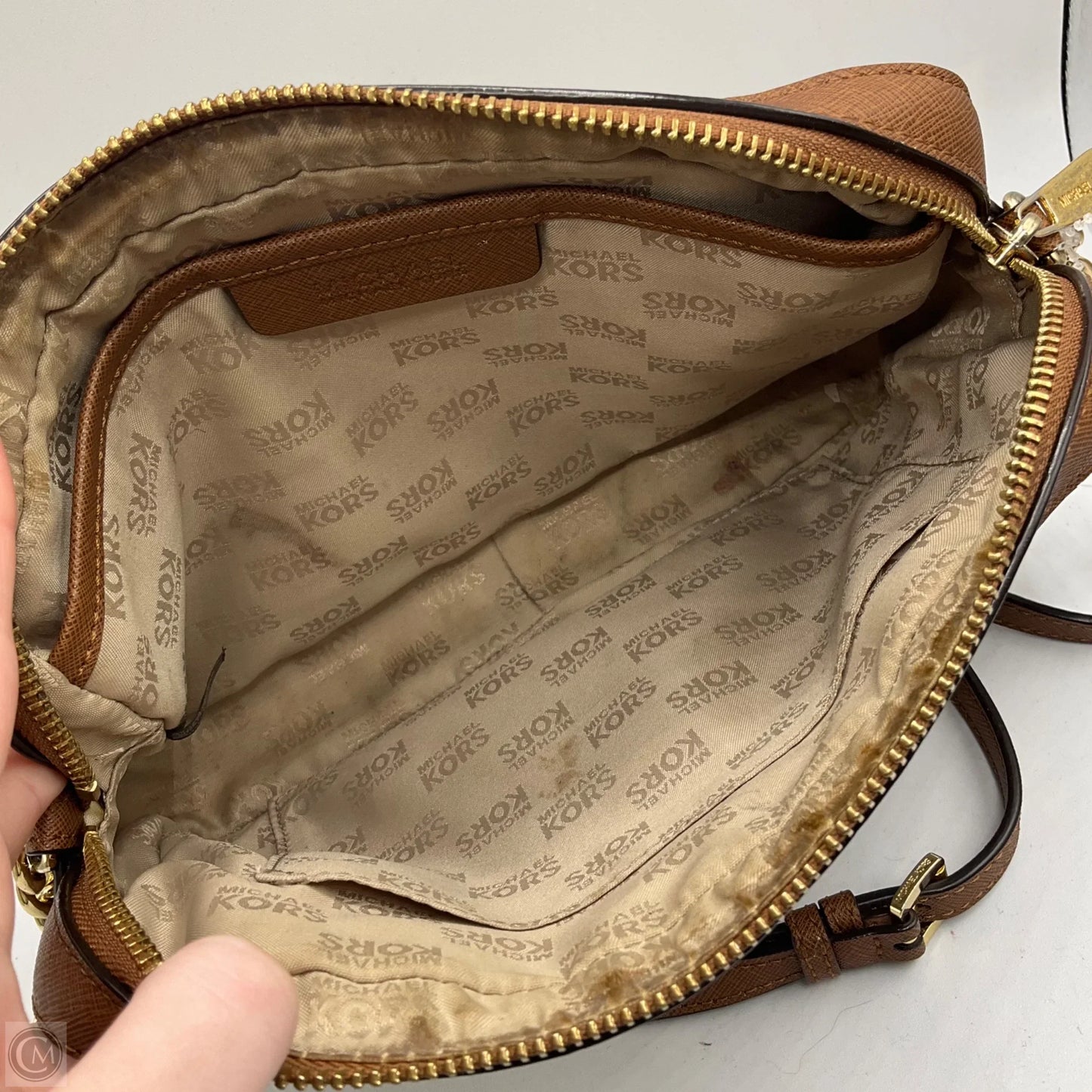 Crossbody Designer By Michael Kors, Size: Small