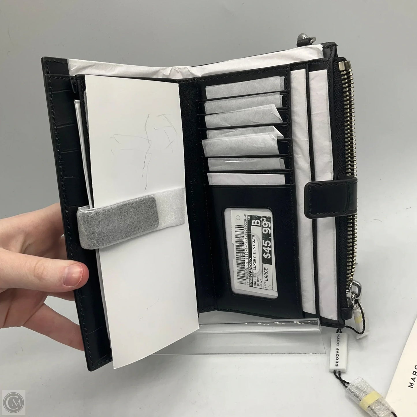 Wallet Luxury Designer By Marc Jacobs, Size: Large