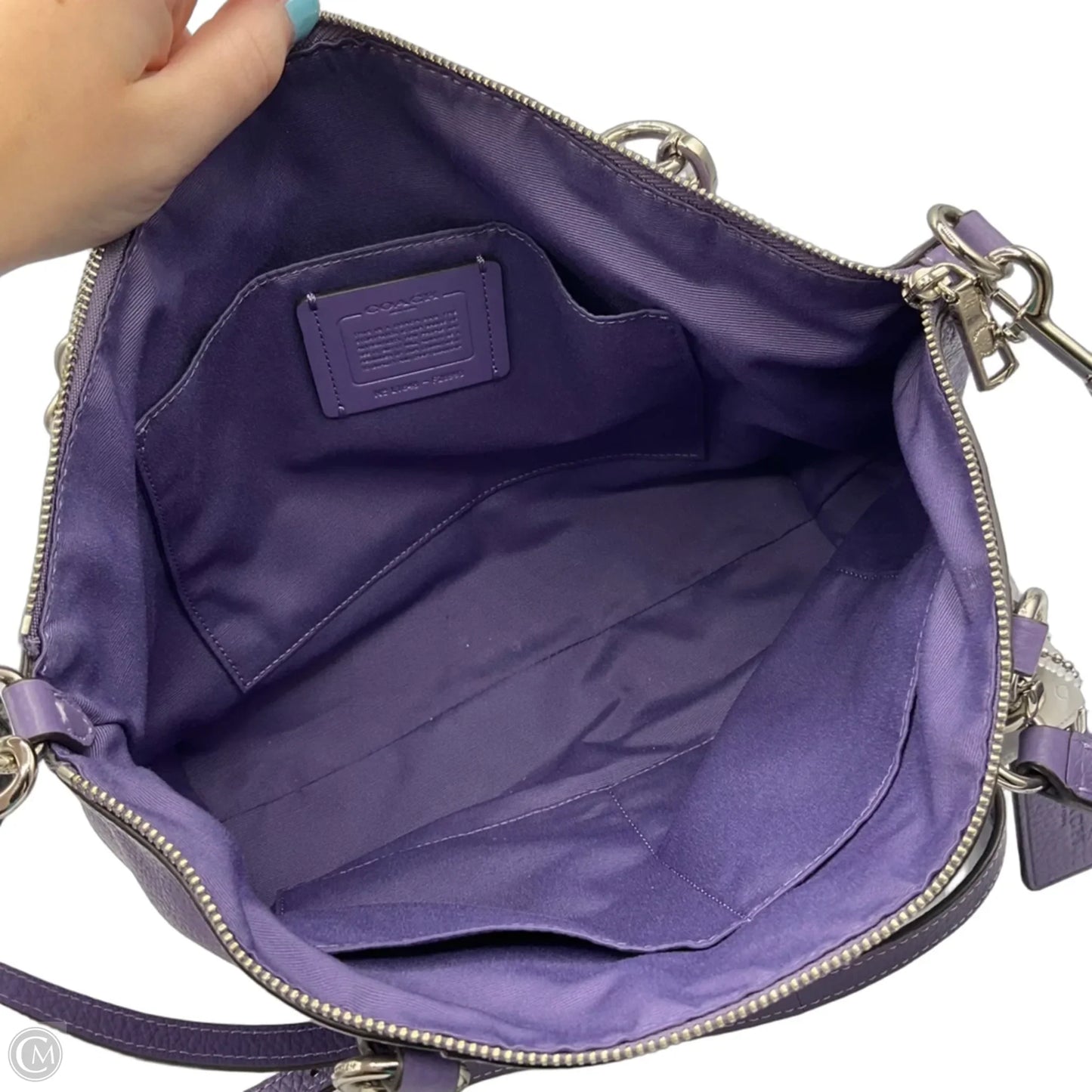 Handbag Designer By Coach, Size: Medium