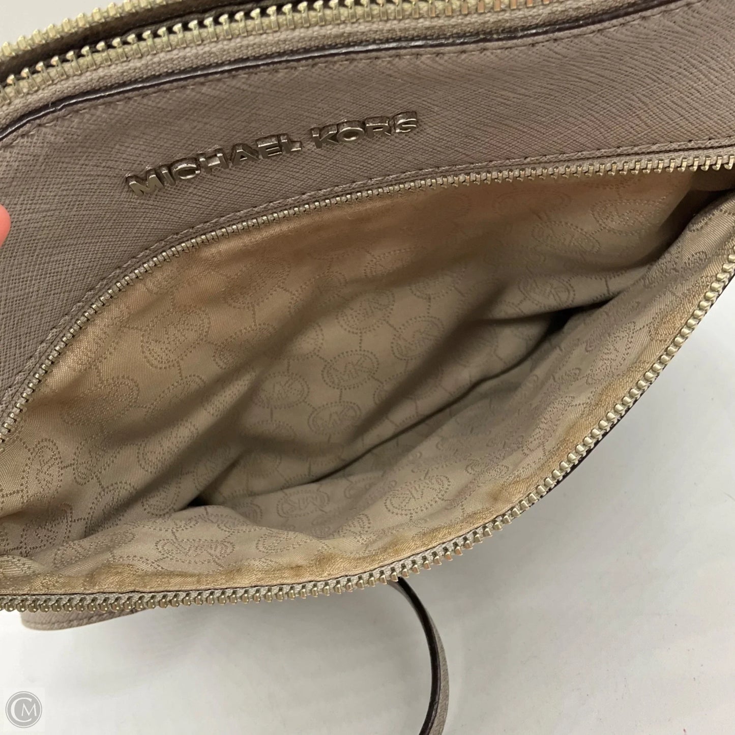 Crossbody Designer By Michael Kors, Size: Medium