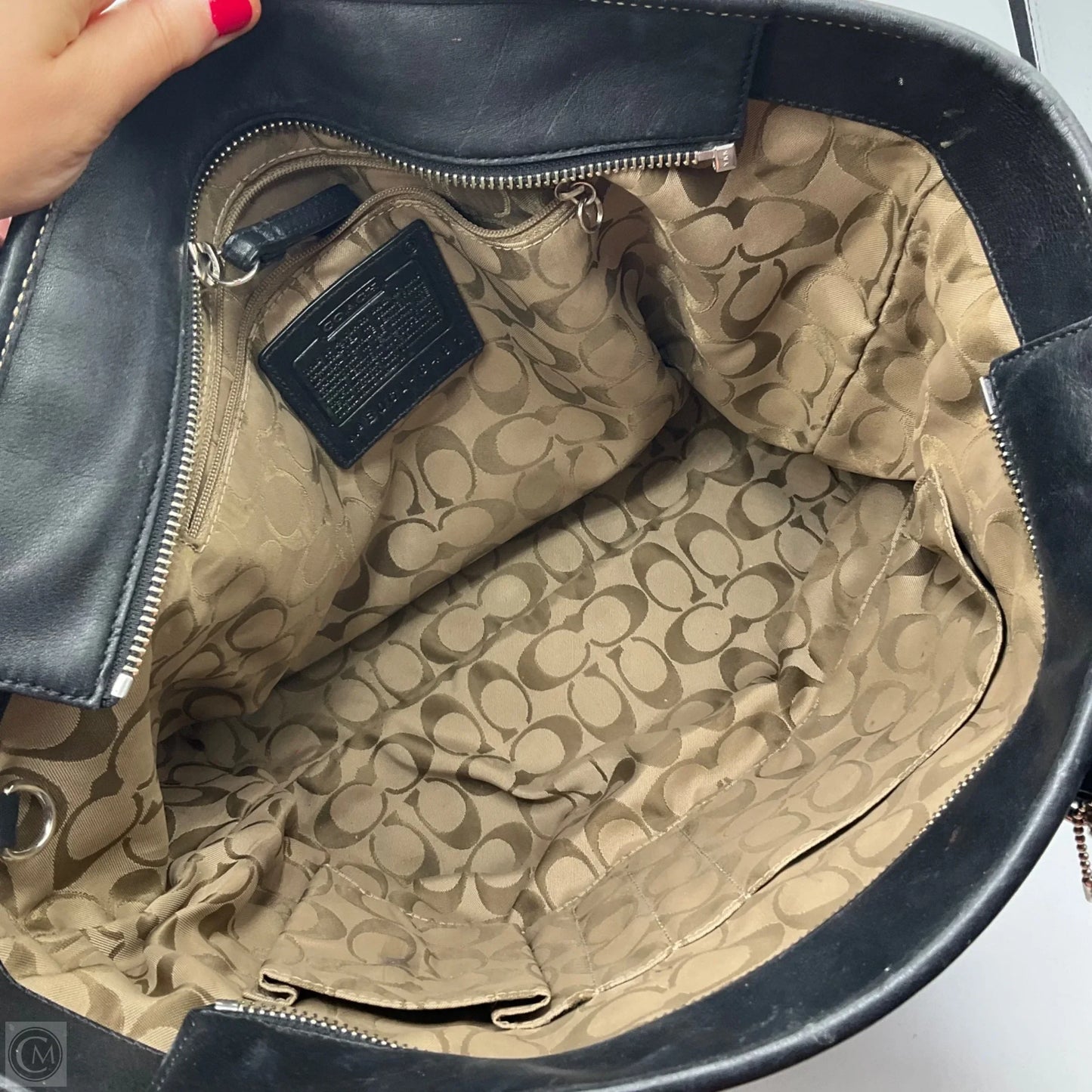 Handbag Designer By Coach, Size: Large