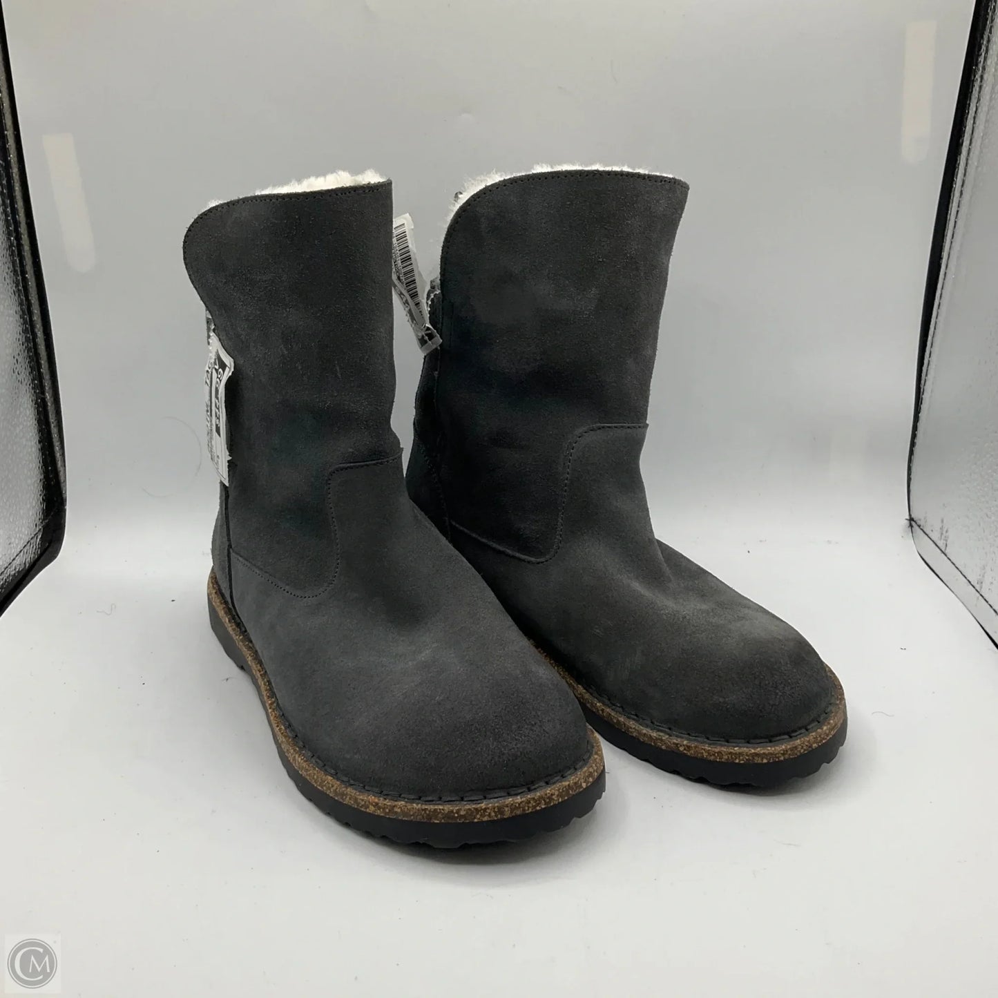 Boots Ankle Flats By Birkenstock In Grey, Size: 5