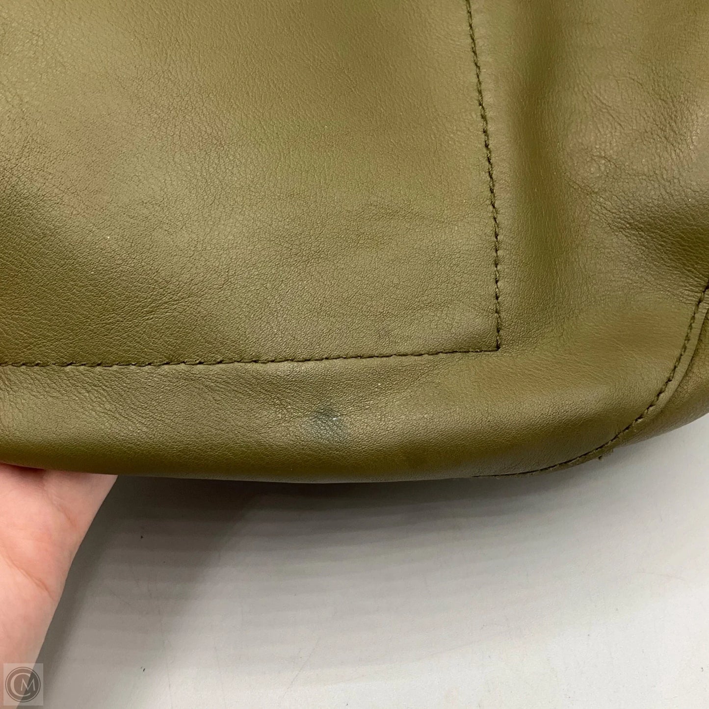 Handbag Leather By Madewell, Size: Large