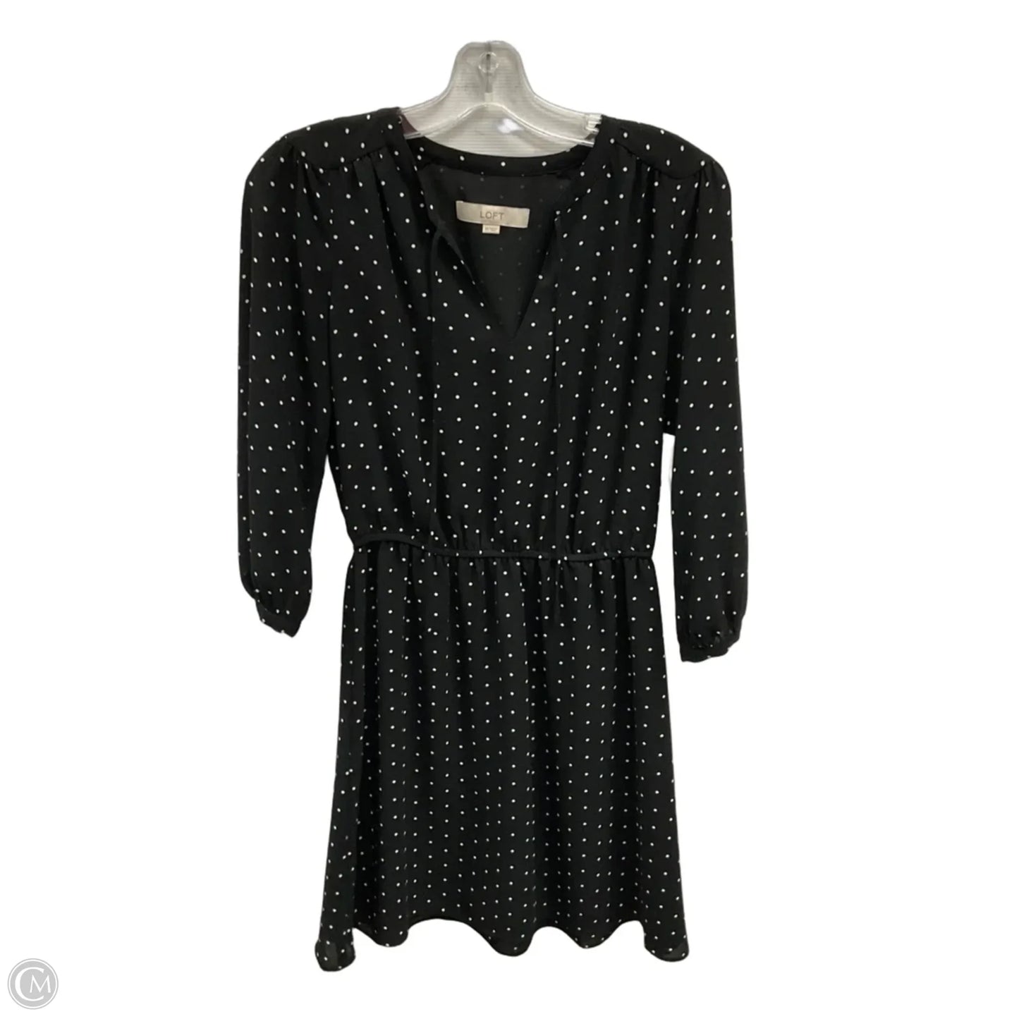 Dress Casual Short By Loft In Polkadot Pattern, Size: Xs