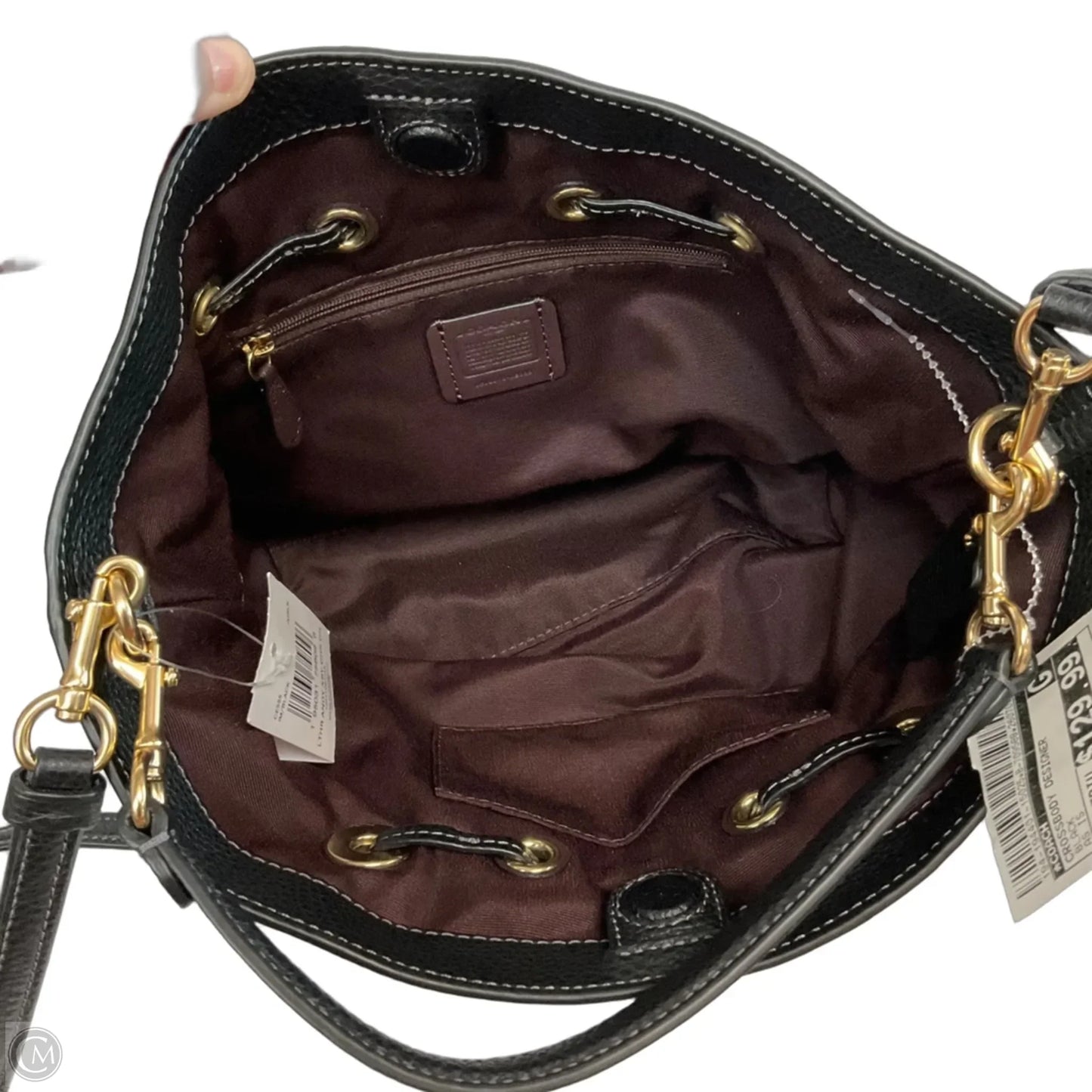 Crossbody Designer By Coach, Size: Medium