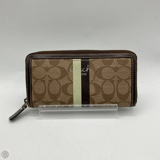 Wallet Designer By Coach, Size: Large