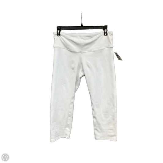 Athletic Capris By Alo In White, Size: S