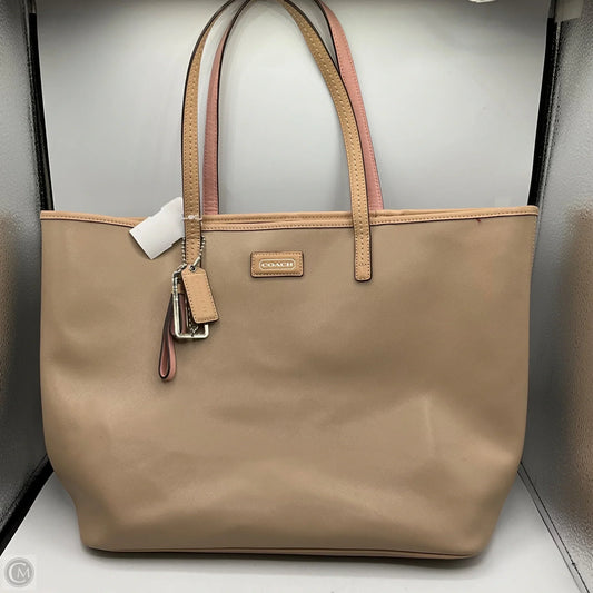Handbag Designer By Coach, Size: Large