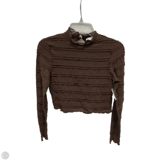 Top Long Sleeve By Altard State In Brown, Size: M