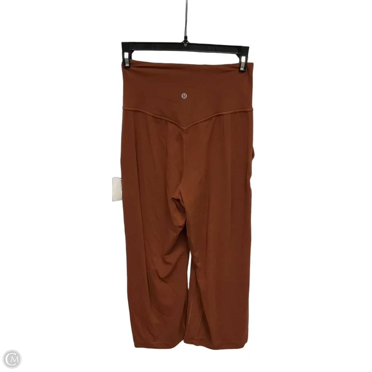 Athletic Leggings Capris By Lululemon In Orange, Size: 4