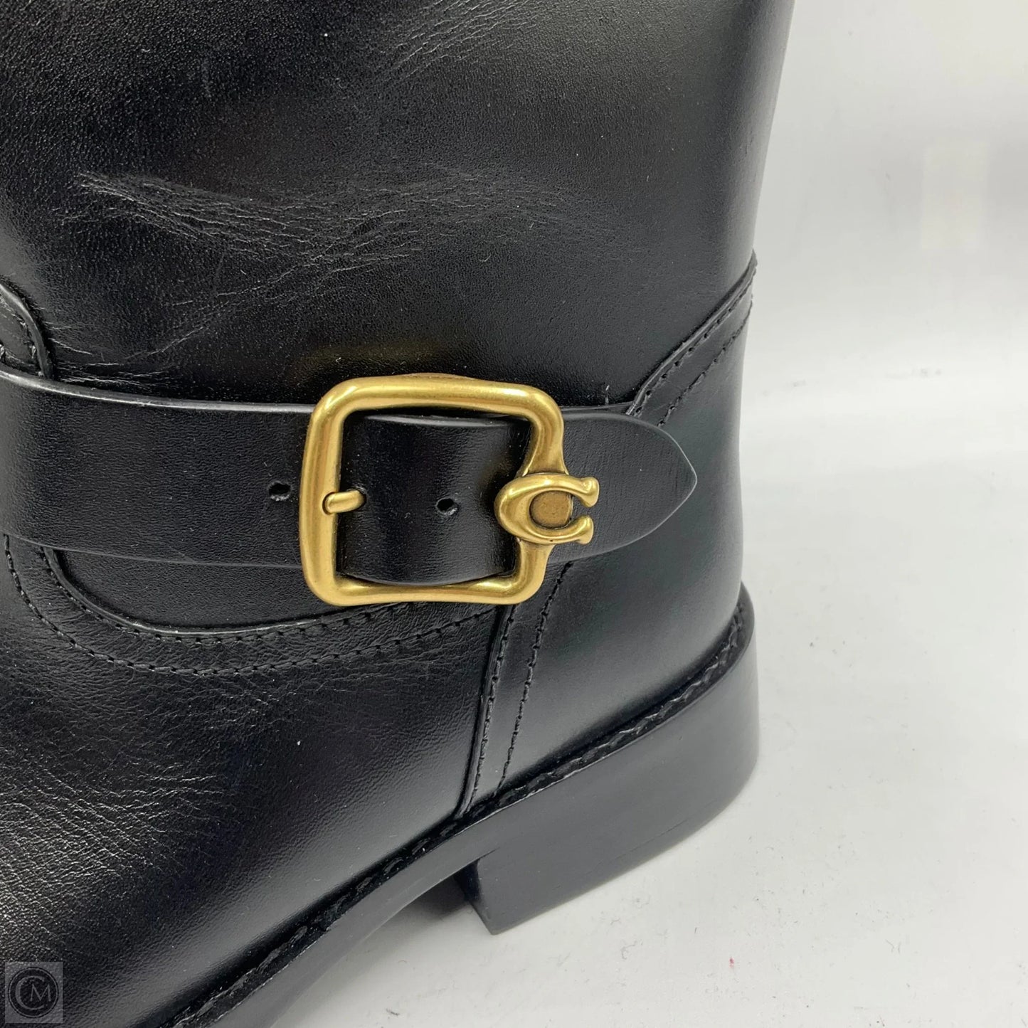 Boots Designer By Coach In Black, Size: 6