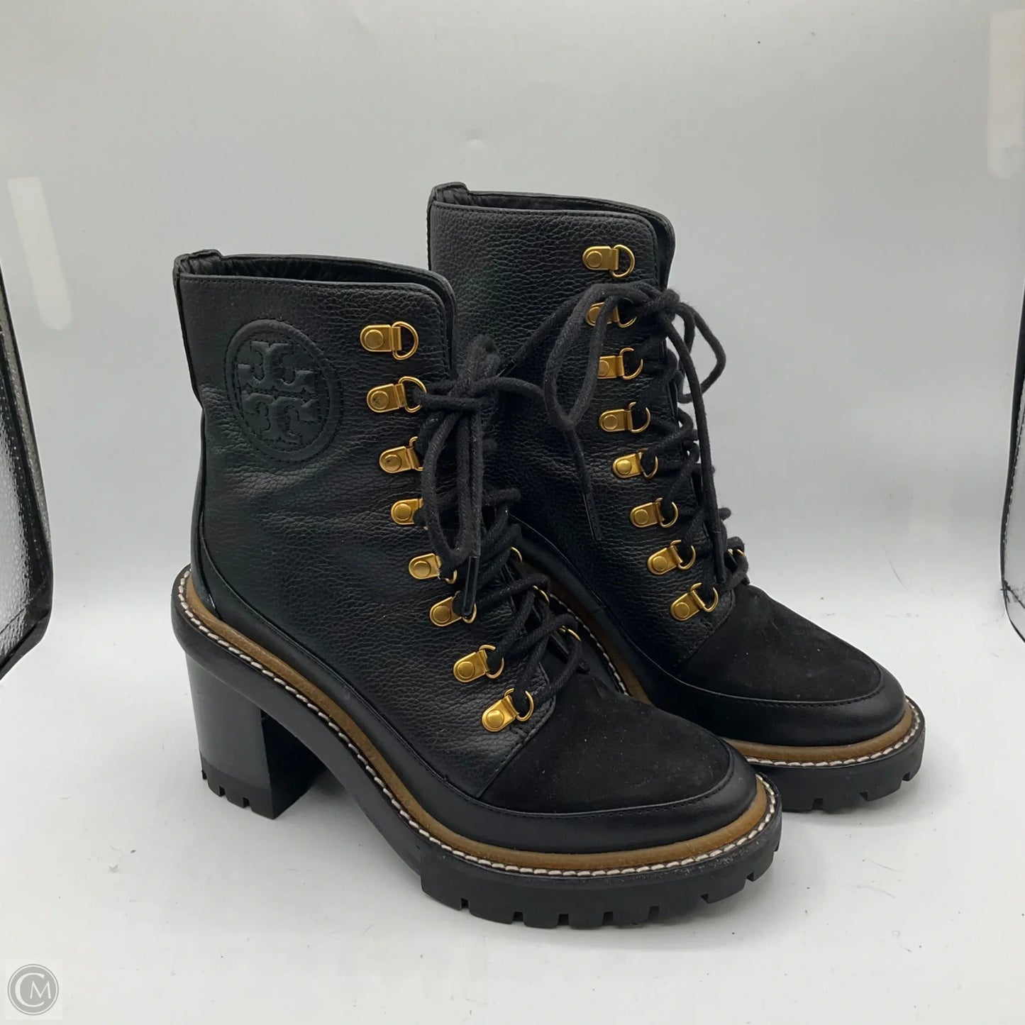 Boots Designer By Tory Burch In Black, Size: 5.5