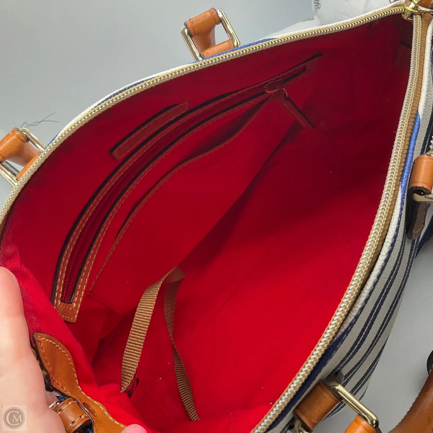 Handbag Designer By Dooney And Bourke, Size: Large