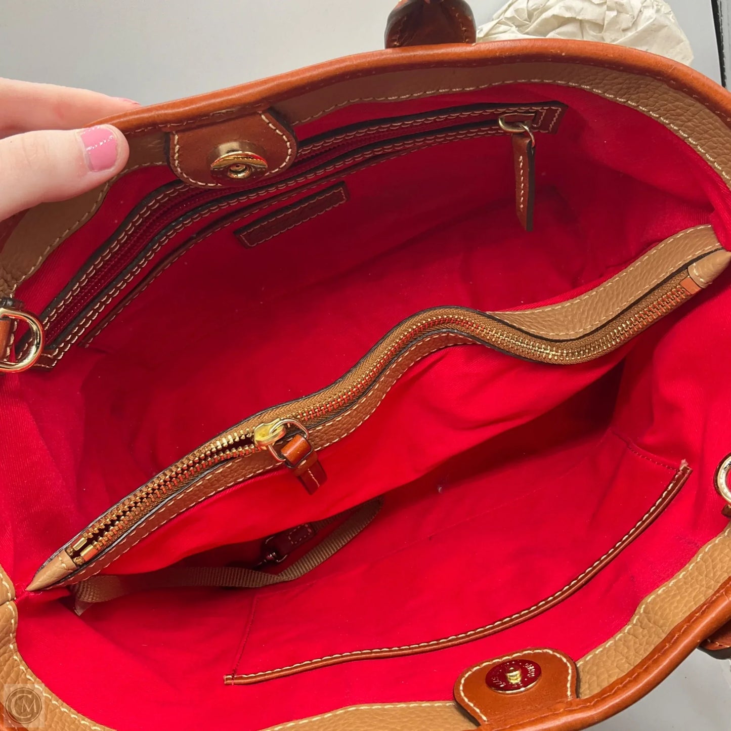 Handbag Designer By Dooney And Bourke, Size: Medium