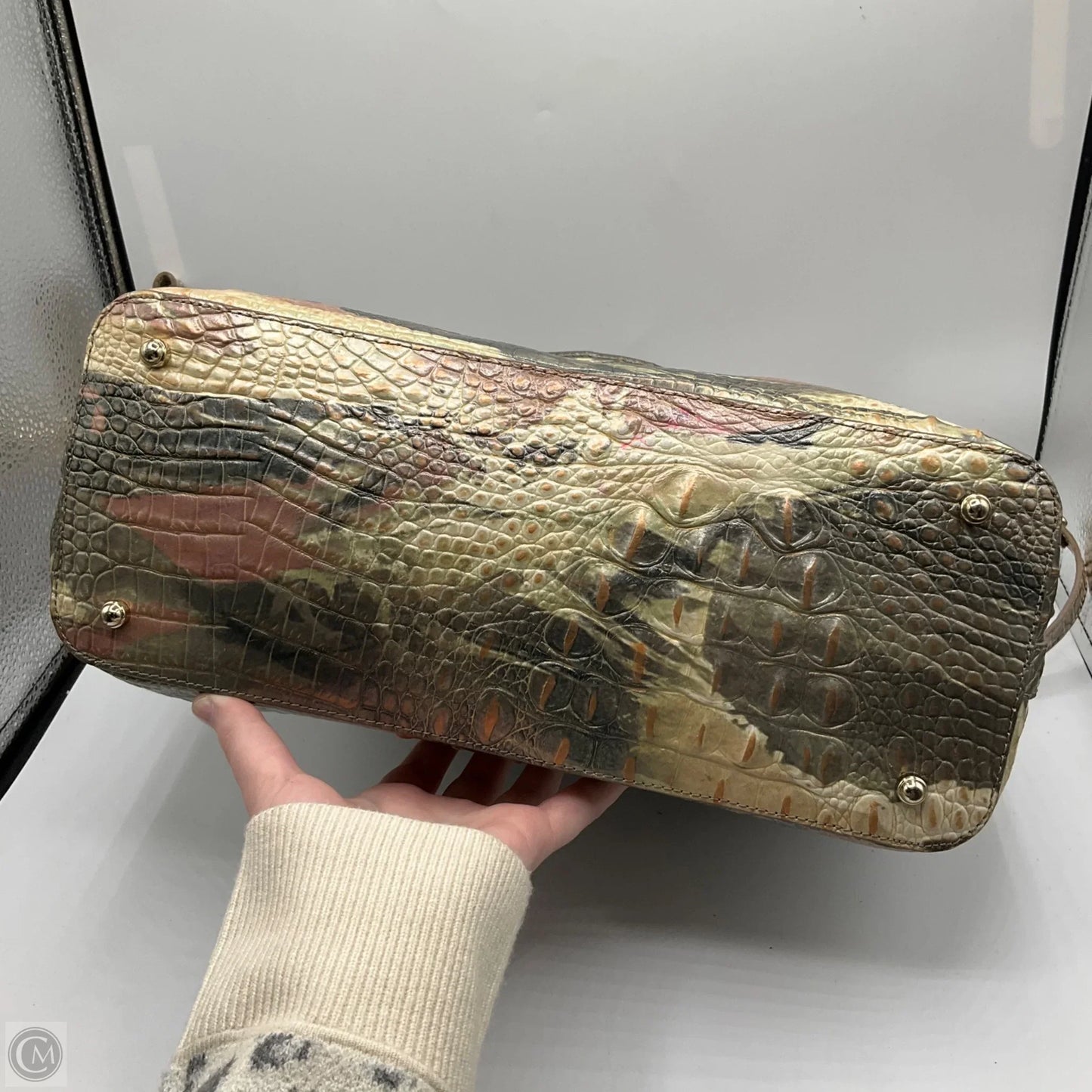 Handbag Designer By Brahmin, Size: Large