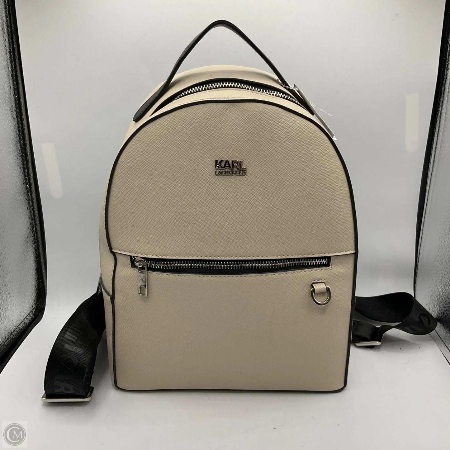 Backpack Designer By Karl Lagerfeld, Size: Medium