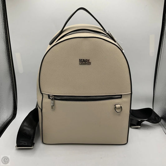 Backpack Designer By Karl Lagerfeld, Size: Medium