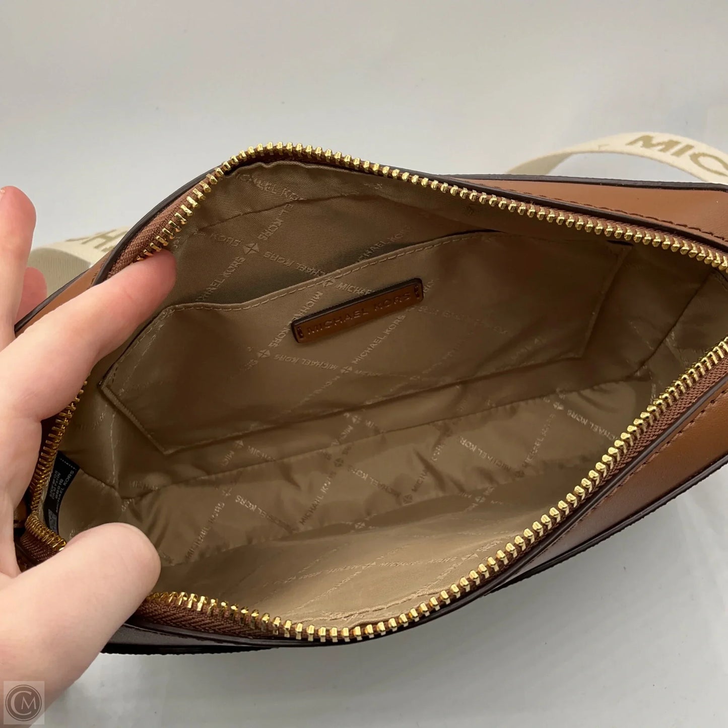 Crossbody Designer By Michael Kors, Size: Large