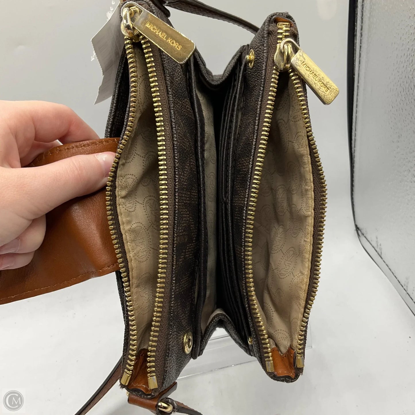 Crossbody Designer By Michael Kors, Size: Small