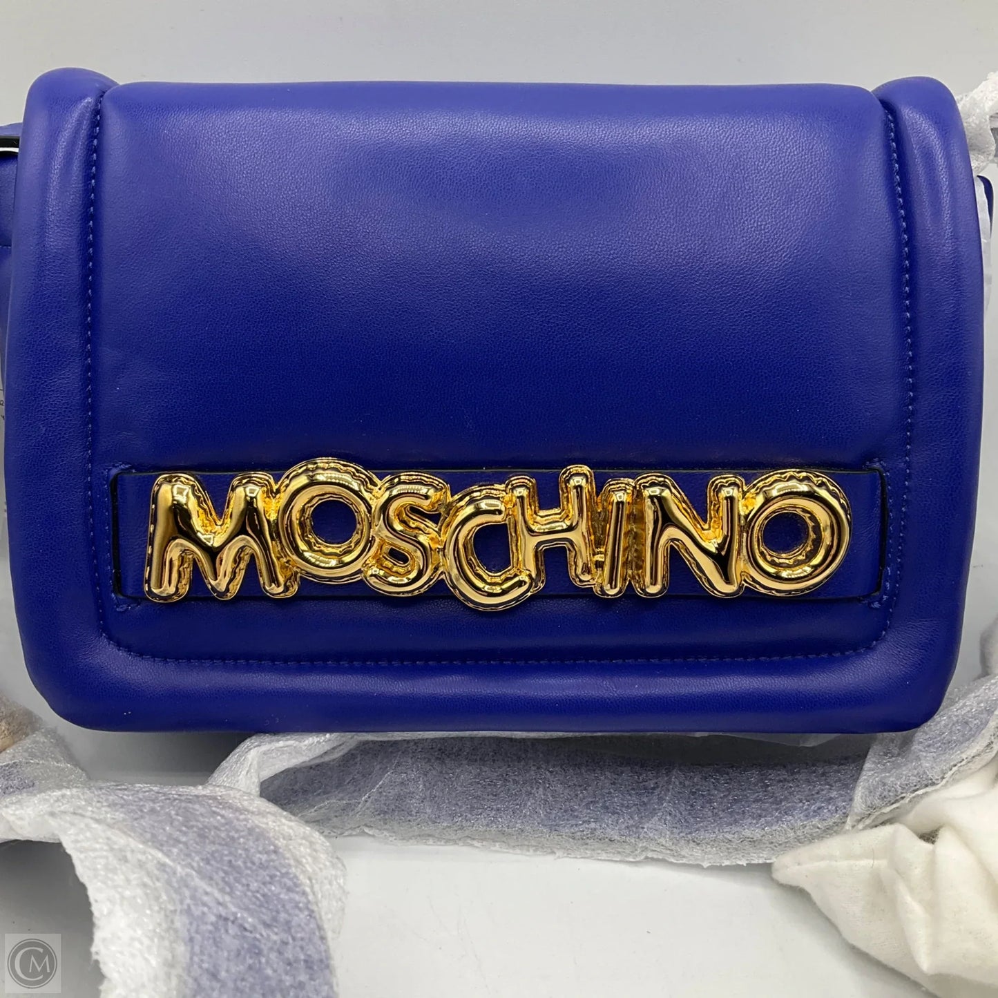 Crossbody Luxury Designer By Moschino, Size: Medium