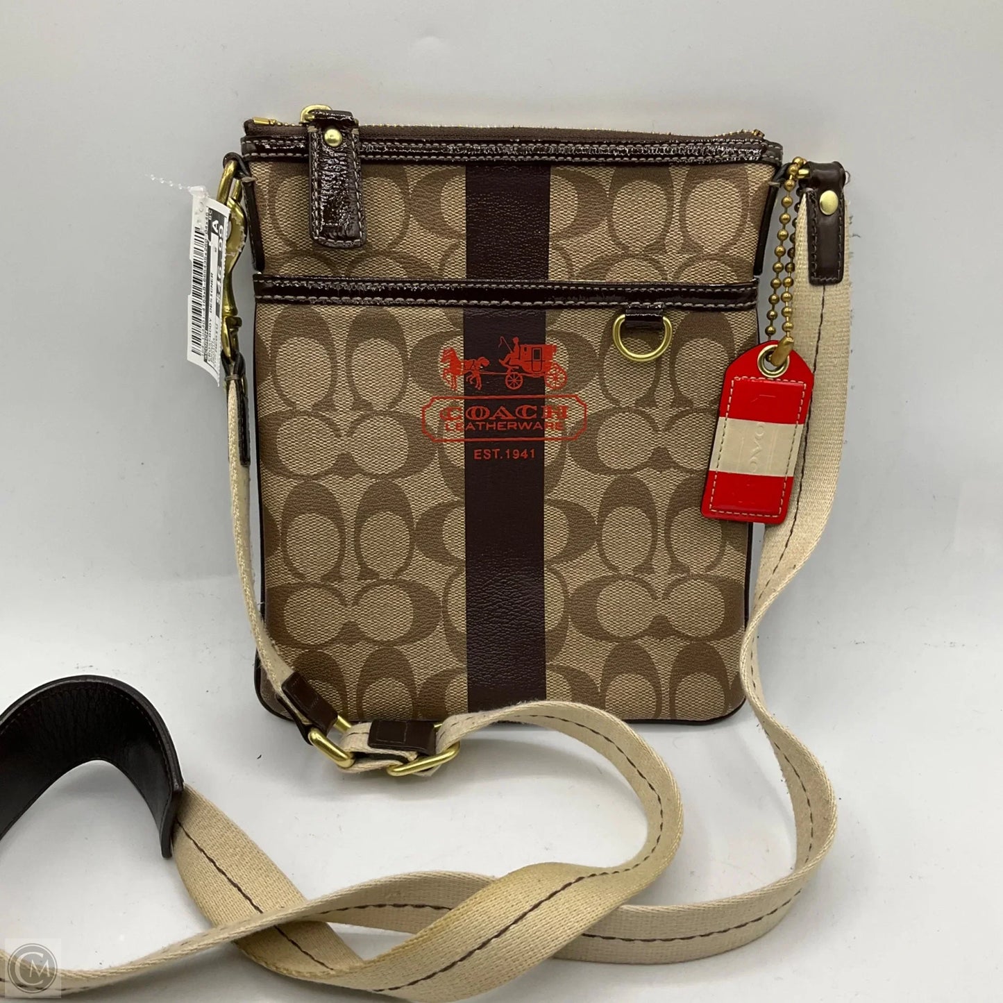 Crossbody Designer By Coach, Size: Medium