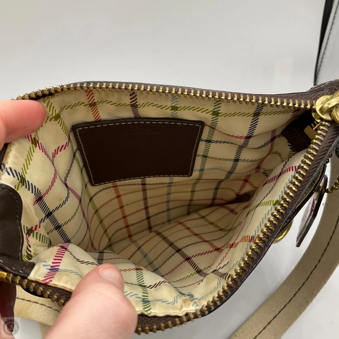 Crossbody Designer By Coach, Size: Medium