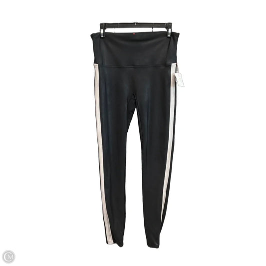 Athletic Leggings By Spanx In Black, Size: L
